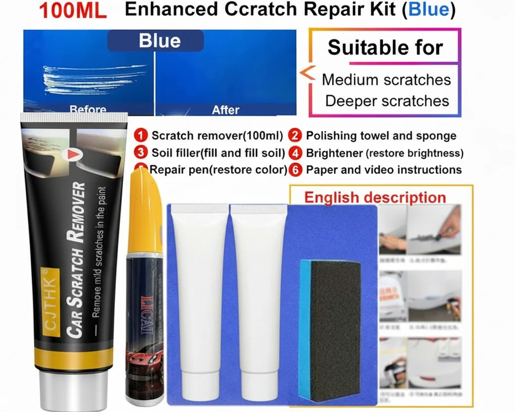 Car Scratch Remover Paint Care Tools Auto Swirl Remover Scratches Repair Polishing Auto Body Grinding Compound Anti Scratch Wax